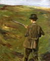 Un cazador en las dunas 1914 Max Liebermann Impresionismo alemán